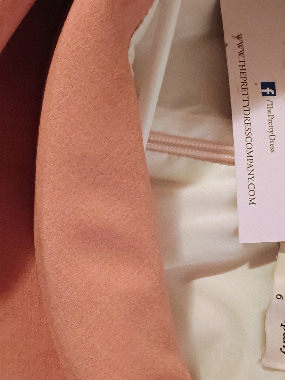 The Pretty Dress Company Pink Moiré Bow Detail Pencil Dress - Picture 5 of 5